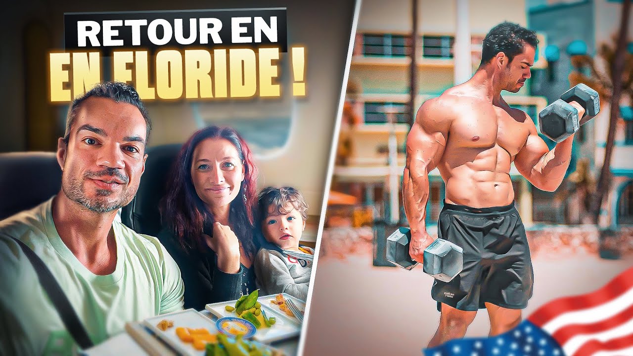 Adieu la France, Bonjour Miami - Vlog de Mon Retour en Floride ! 🏋️✈️🌴