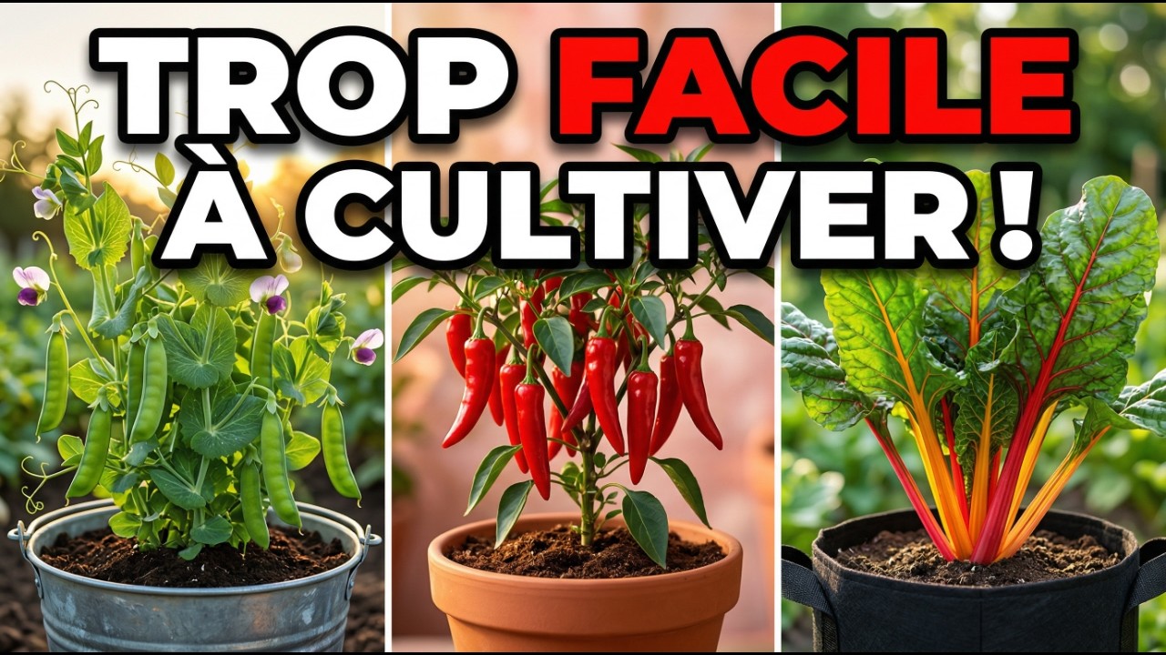 20 légumes TROP faciles à cultiver — parfaits pour les jardiniers paresseux !