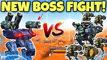 🔥 1vs6 BEHEMOTH VS COSSACK ARMY BOSS FIGHT SKIRMISH CONCEPT || WAR ROBOTS || NEW ||