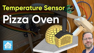 Design and breadboarding the pizza oven thermometer using a thermocouple, ESPHome and Home Assistant