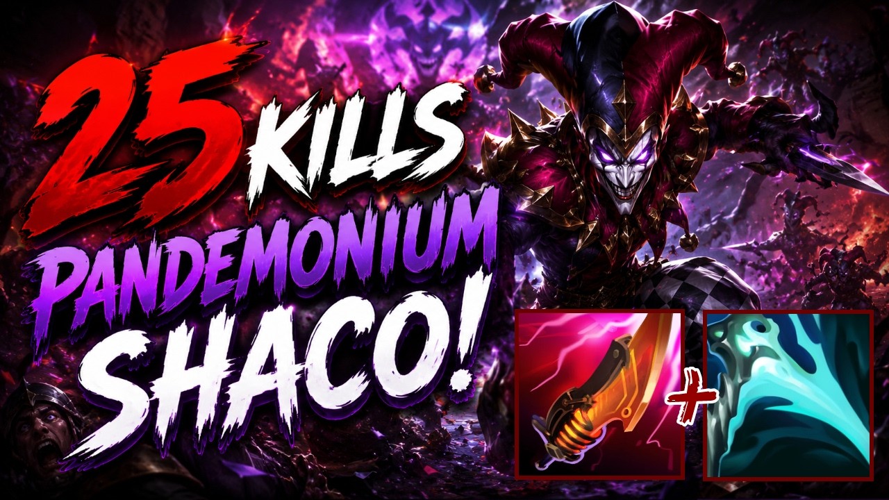25 Kills Pandemonium Shaco Ranked - Season 16 [League of Legends] Full ...
