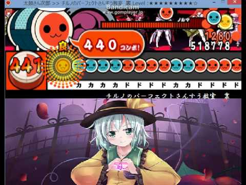 チルノのパーフェクト算数教室　裏※創作譜面