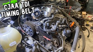 Jetta & Golf CJAA 2L TDI timing belt replacement