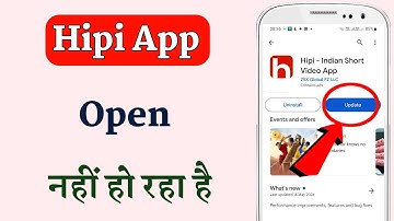 Hipi App Open Nahi Ho Raha Hai Kya Karen ~ How to Fix Hipi App Opening Problem