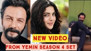 Gökberk demirci and Setenay Süer new Video from Yemin season 4 Set