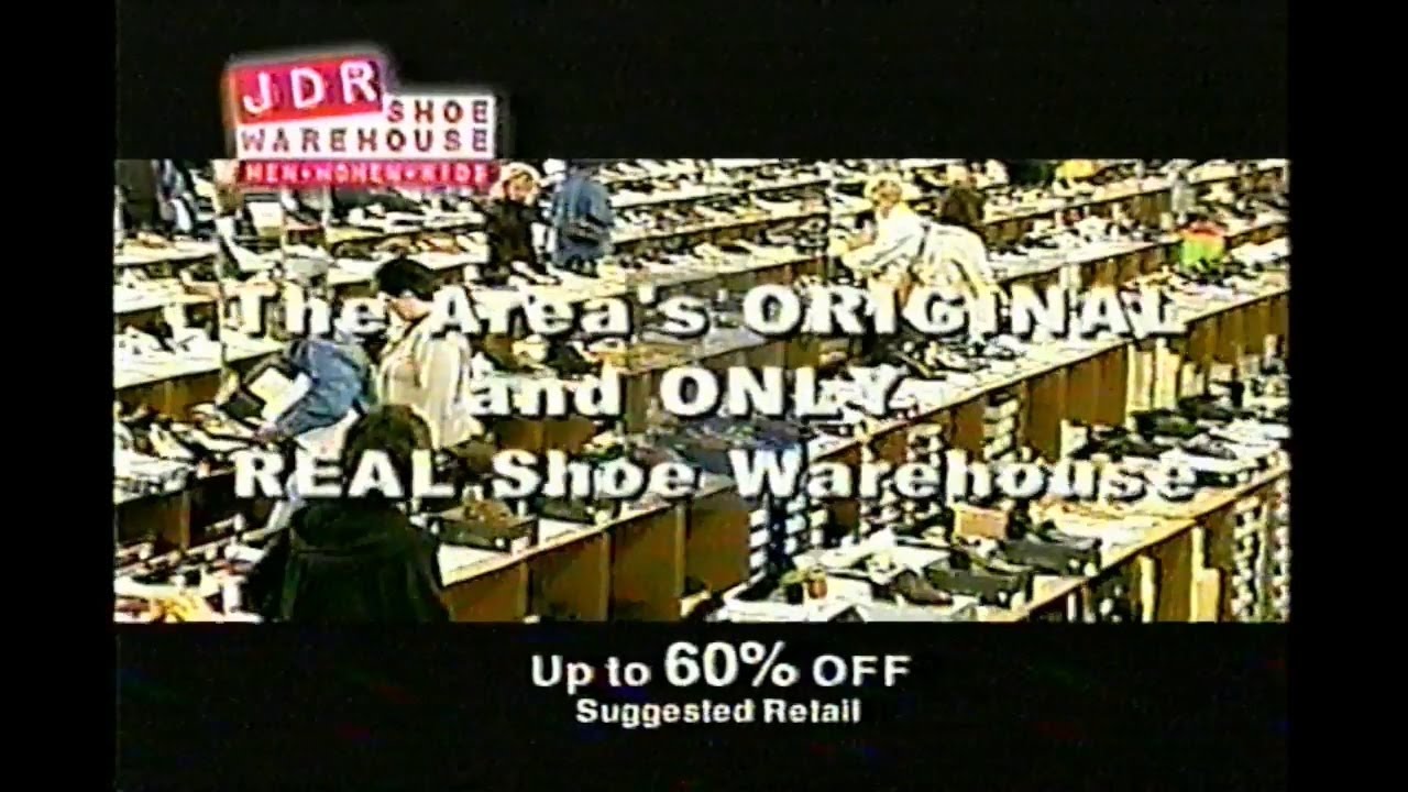 JDR Shoe Warehouse ad from 2001 YouTube