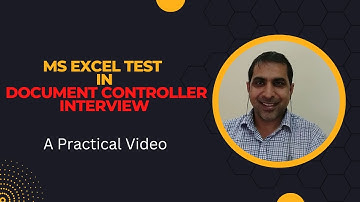 MS Excel test in Document Control