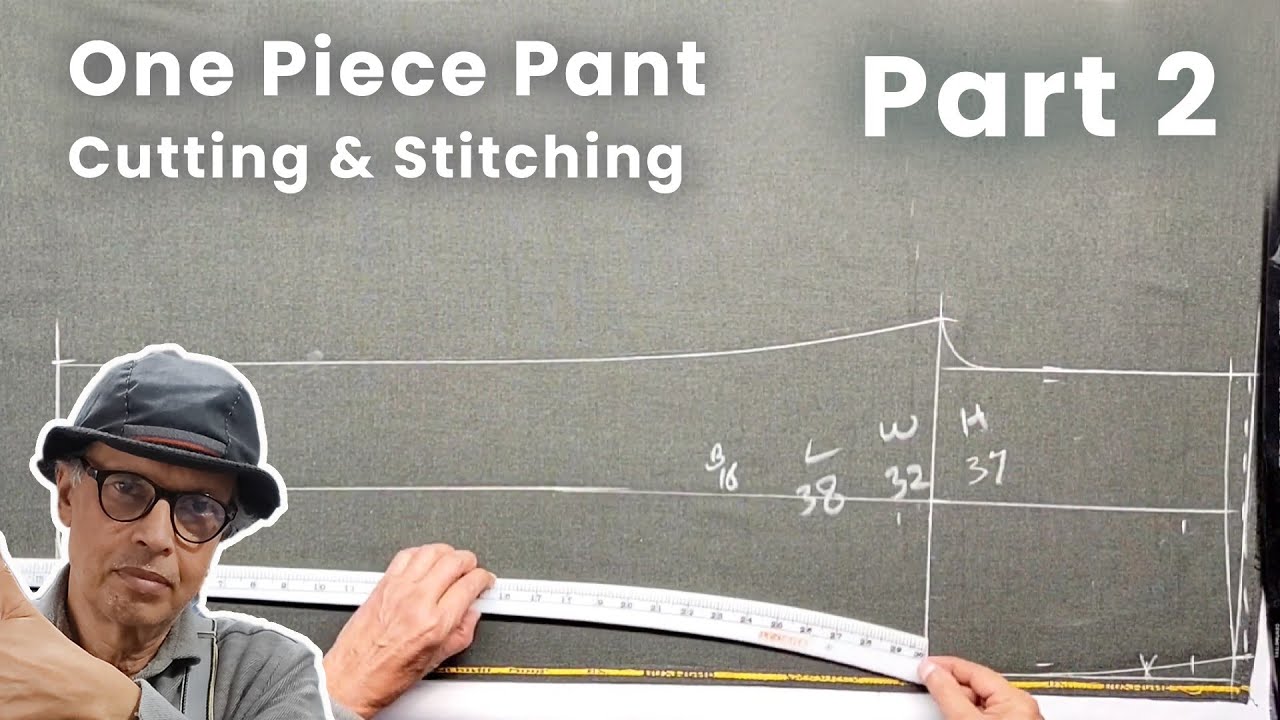 One piece pant cutting Mens pant cutting and stitching Gents pant