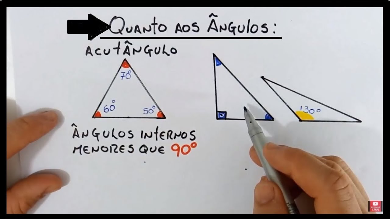 Ângulos e triângulos