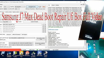Samsung J7 Max SM G615F Dead Boot Repair Ufi Box Full Video