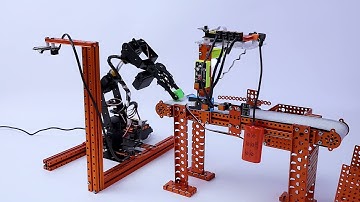 AI Sorting System - Robot arm and sorting device