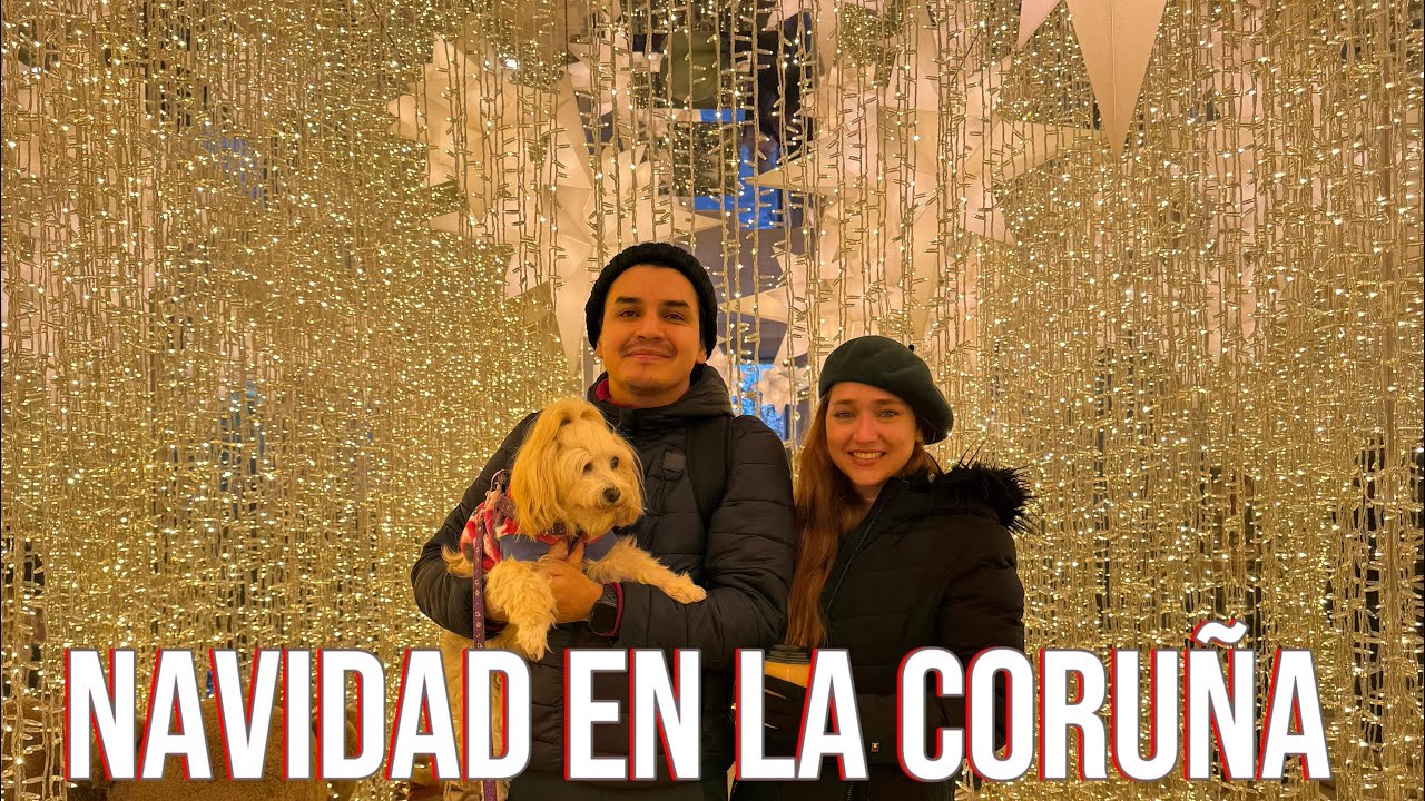 #109 NAVIDAD en LA CORUÑA España 🇪🇸 | Luces de Navidad en A Coruña