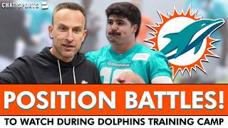 Miami Dolphins News: 5 Position Battles To Monitor During Dolphins Training Camp