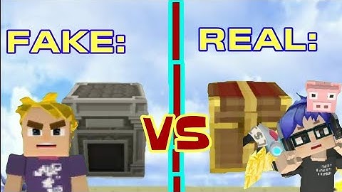 New Fake Vs Real Duplication Glitch 😱🤗😍-(Skyblock) Blockman Go | 2.13.2 |