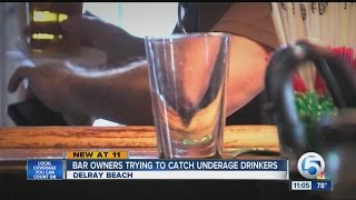 Bar owners trying to catch underage drinkers