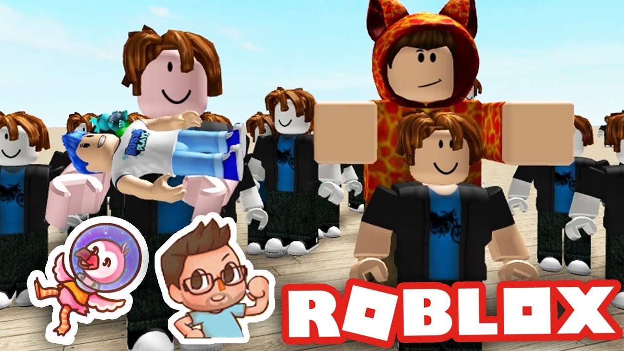 The Biggest Family Ever In Roblox W Albertsstuff And Jayingee Youtube - jayingee roblox accounts
