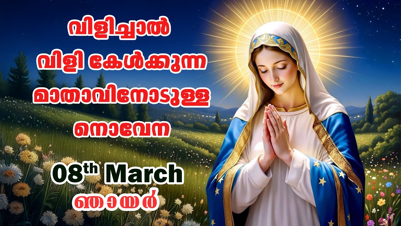 08 March 2026 | വിളിച്ചാൽ വിളി കേൾക്കുന്ന മാതാവിന്റെ നൊവേന  | VachanamTV #novenaprayer #novena