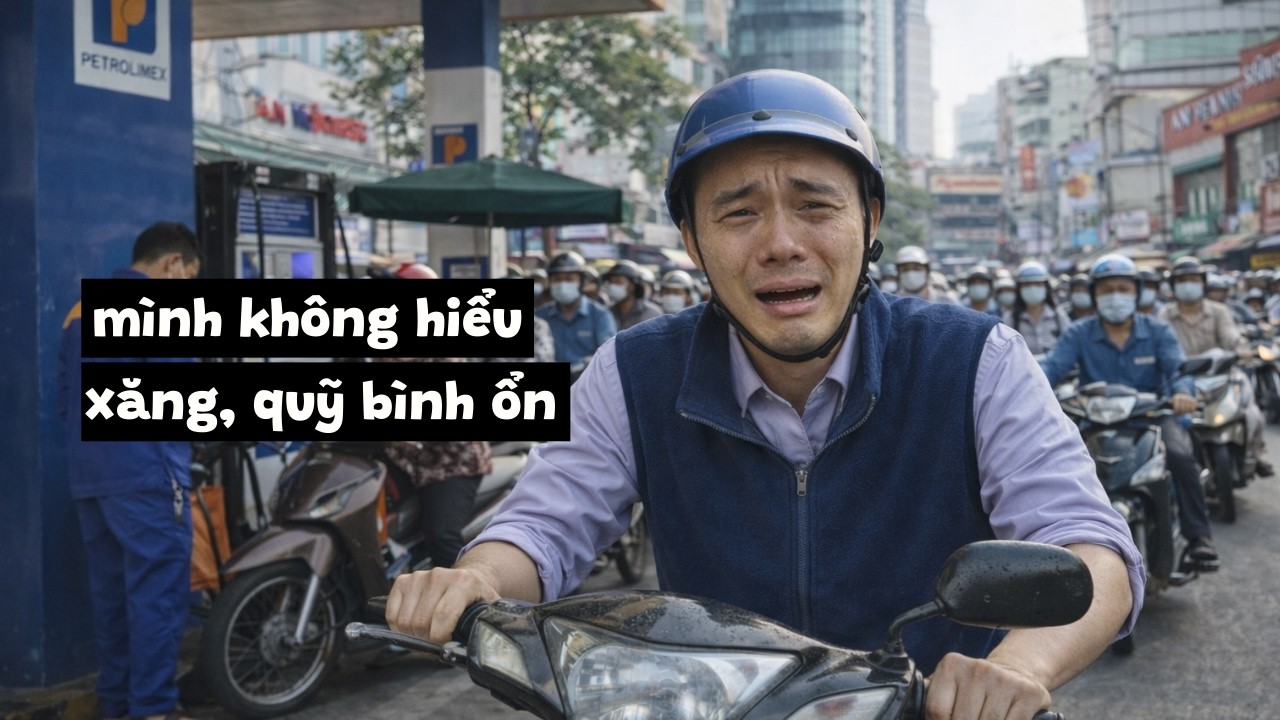 Mình không hiểu giá xăng ở Việt Nam, quỹ bình ổn giá. Nó lạ thật.