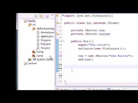 Java Programming Tutorial -  62   JButton