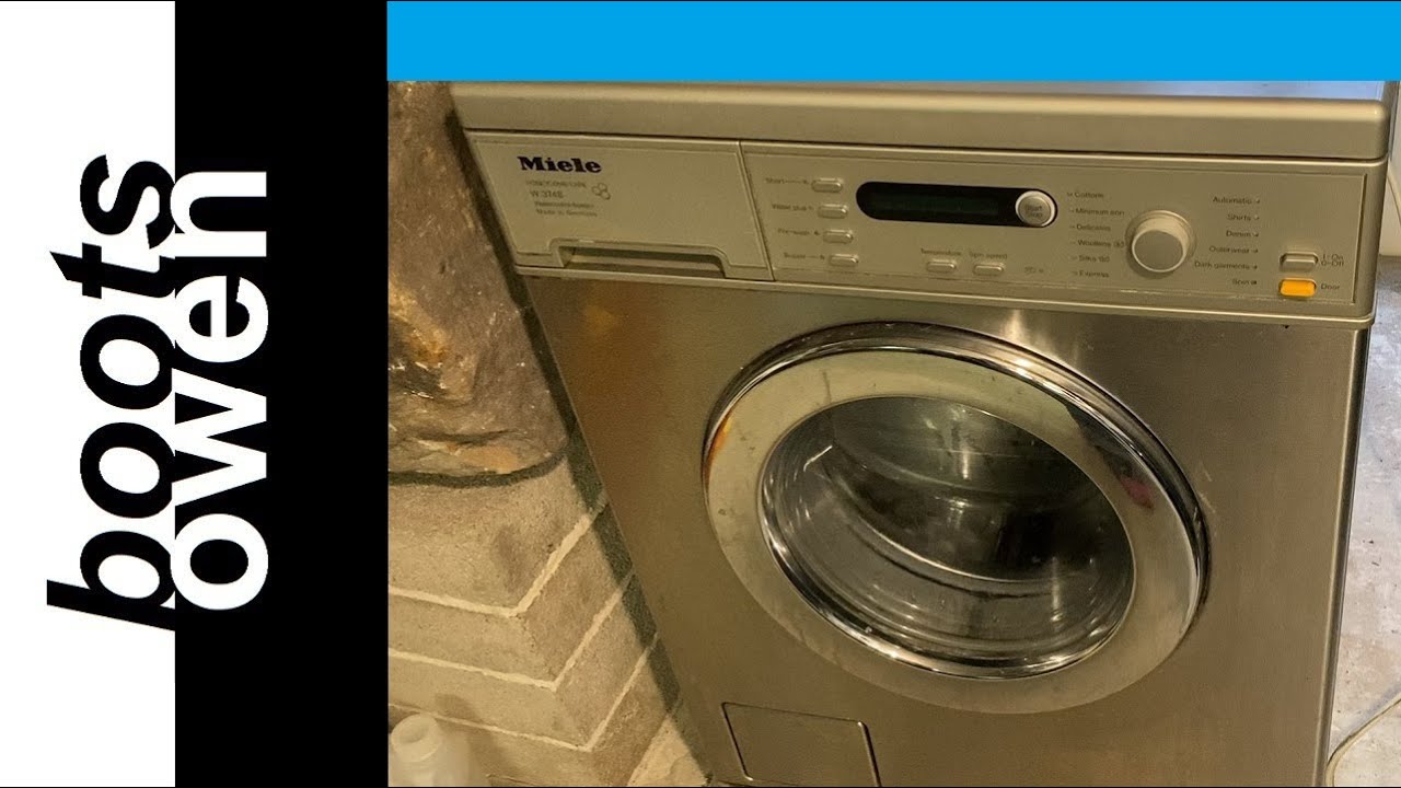 Deep cleaning a Miele washing machine that was laid up for a while, mouldy door seal