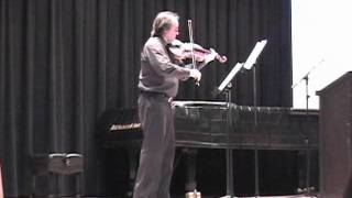 James Bergin at NEC 2010 Boston Microtonal Society 72-tone violin