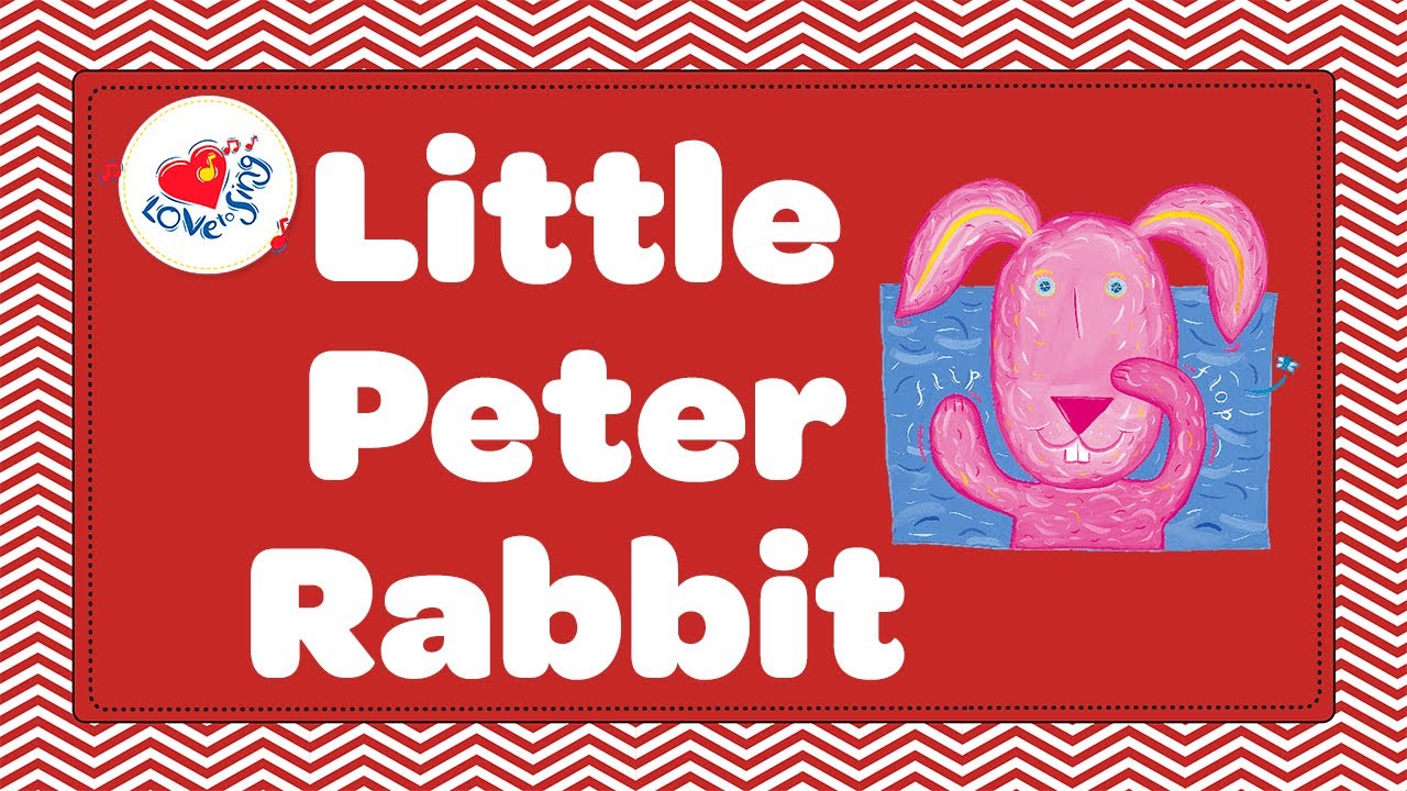 Rabbits sing. Little Peter Rabbit had a Fly upon his nose. Rabbit Song. Animal Rhymes Rabbit. About Rabbit for Kids.