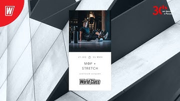 МИОФАСЦИАЛЬНЫЙ РЕЛИЗ + STRETCH с Анатолием Лаушкиным | 17 августа 2023 |  World Class