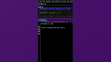 Capitalize the First Character of a String 👍😉 #codewithharry #css #python #programming  #shorts