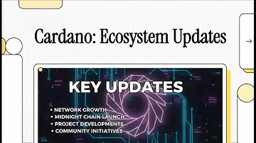 Cardano Ecosystem and Project Updates
