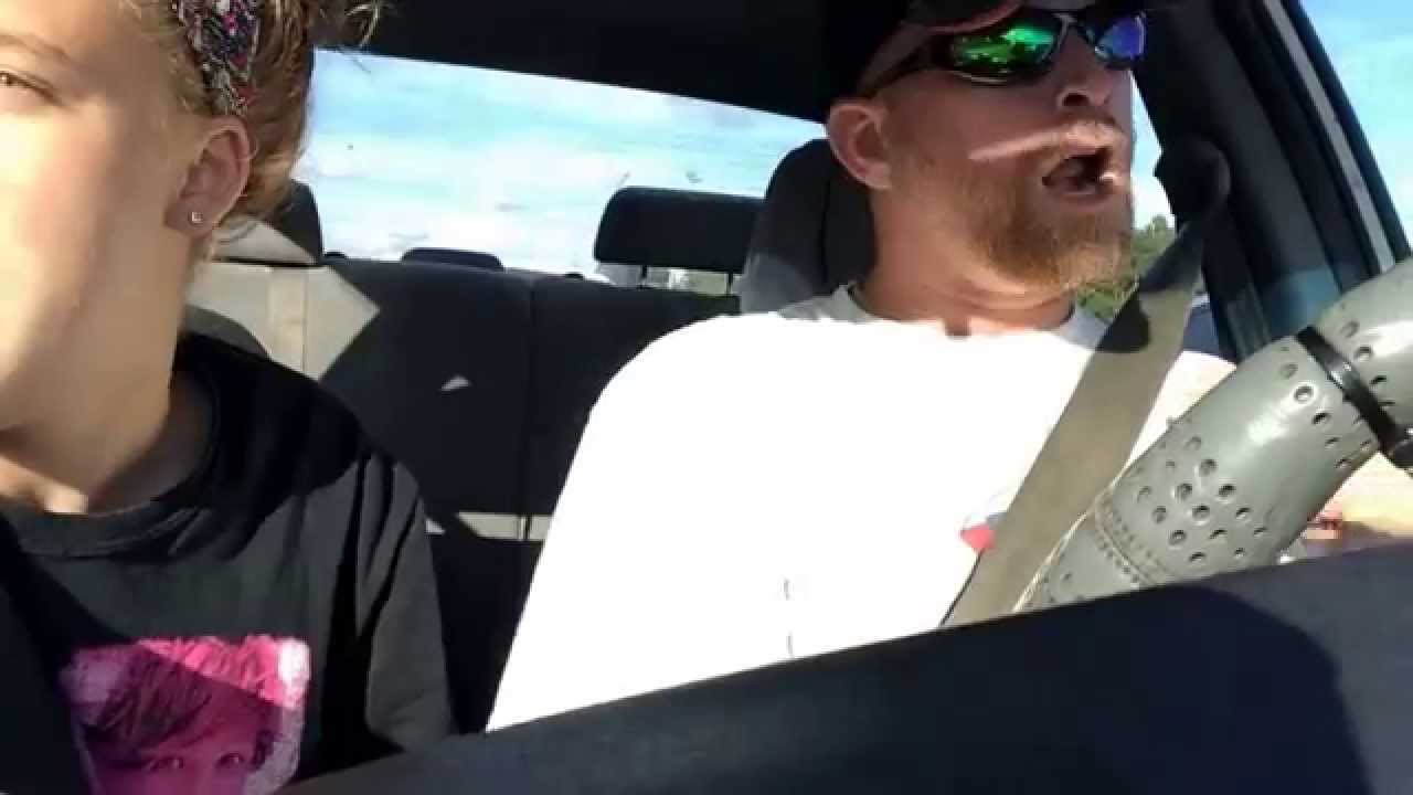 Priceless One Direction Concert surprise & reaction 1D Daddy Daughter Singing (reaction at end)