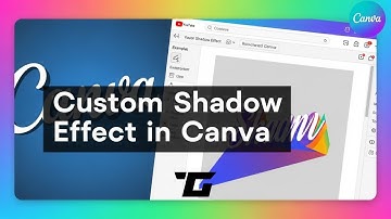 Easy custom shadow effect on Canva