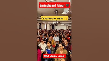 Springboard classroom Vibes 😍#sba_guru_gyan #upsc