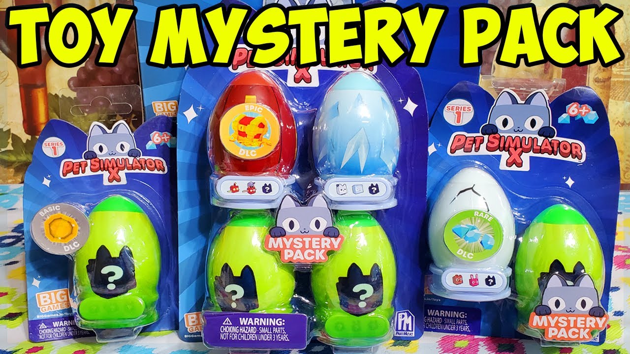 New ROBLOX Pet Simulator X Series 1 Four Egg Mystery Pack with EPIC DLC Code