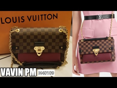 Louis Vuitton Vavin PM Damier Ebene Crossbody Bag Brown
