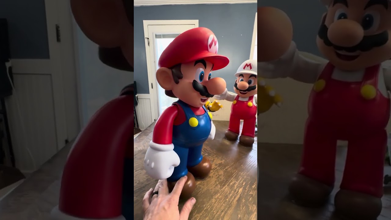 Super Mario 20 Inch Mario Action Figure Review! - YouTube