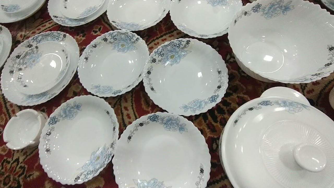opal ware dinner set 72pc