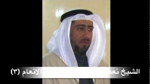 سورة الانعام بصوت فضيلة الشيخ نعمه الحسان ٣