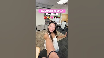 Classroom Setup Day 1! #teacher #elementaryteacher #classroomsetup #classroomdecor #school #bts