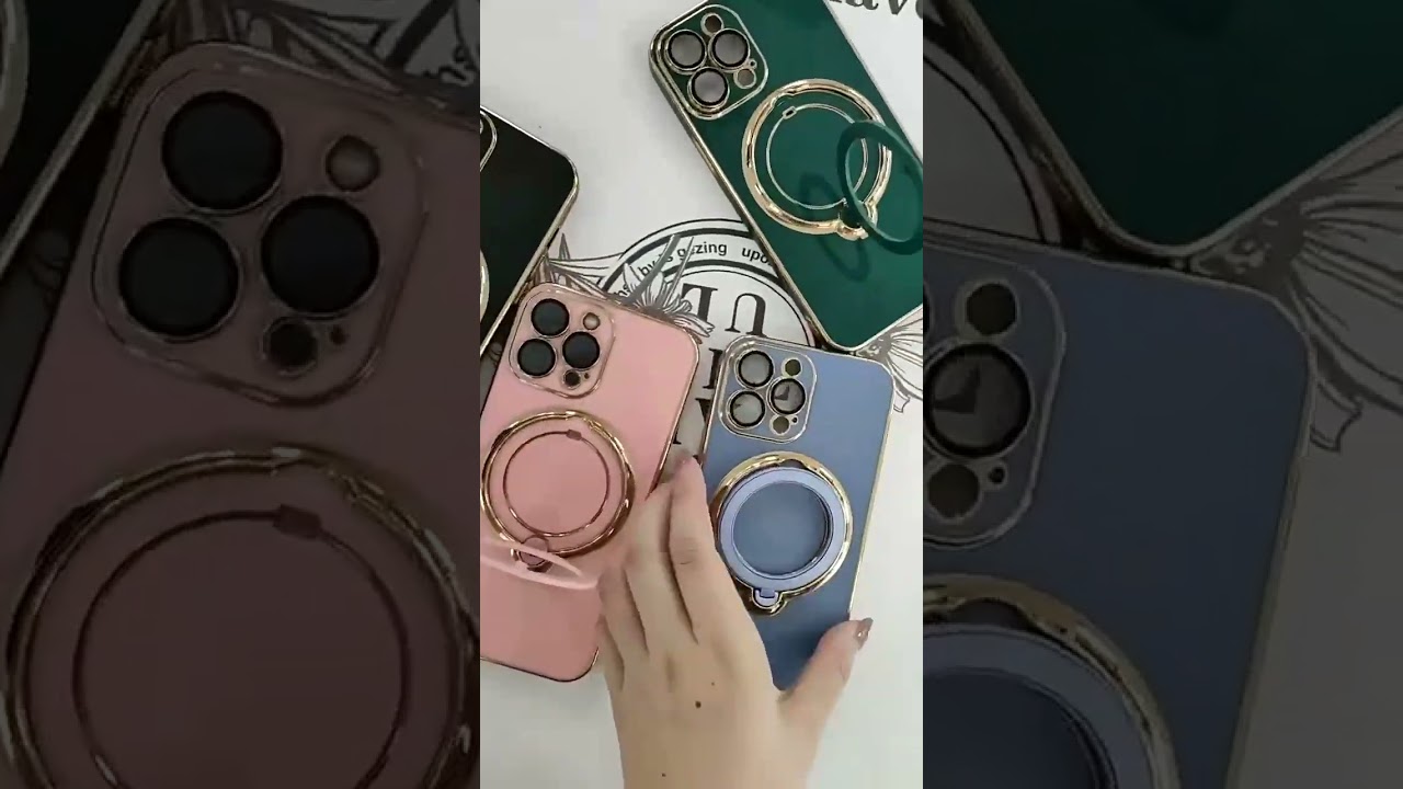 Силиконовый чехол "Plating Silicone" с подставкой для iPhone 12 Pro Max Фиолетовый