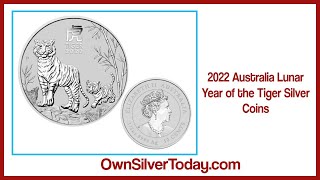 2022 Australia Lunar Year of the Tiger 1/2 oz Silver Coin
