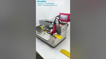 Humjihiro plastic bags carton box date number coding thermal inkjet printer with mini paging machine