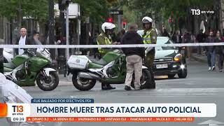 Hombre Muere Tras Atacar Auto Policial Fue Baleado Por Efectivos De La Pdi