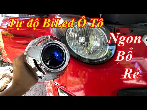 Video Độ Đèn Bi Led Ô Tô Chi Tiết - youtube