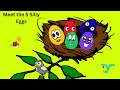 Uh-oh! The 5 Silly Eggs Escaped the Nest!  Grandma’s Looking!