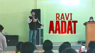 AADAT | Ravi Singh | Most Viral Song | Live performance | Ninja | Nmpg College Hanumangarh | Town |