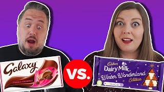 الأمريكيون يجربون الشوكولاتة البريطانية: Cadbury Vs Galaxy