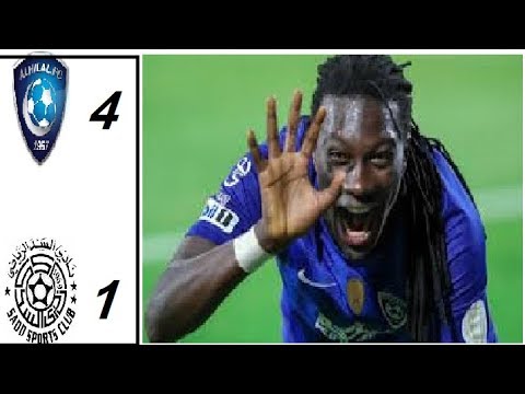 ملخص كامل مباراة الهلال والسد القطري 4 1 مباراة مجنونة أداء عالمي للهلال جنون حفيظ دراجي 