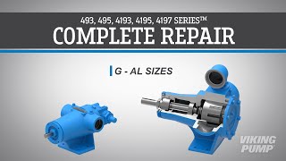 complete repair of small size (g-al) motor speed pumps