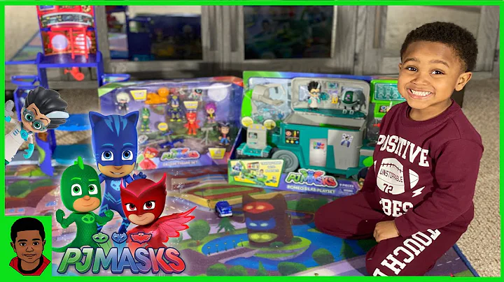 PJ MASK || CAT BOY|| GEKKO AND ROMEO HQ ADVENTURE PLAYSET COLLECTION