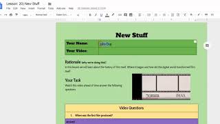 Google Drive Assignments for Schoology